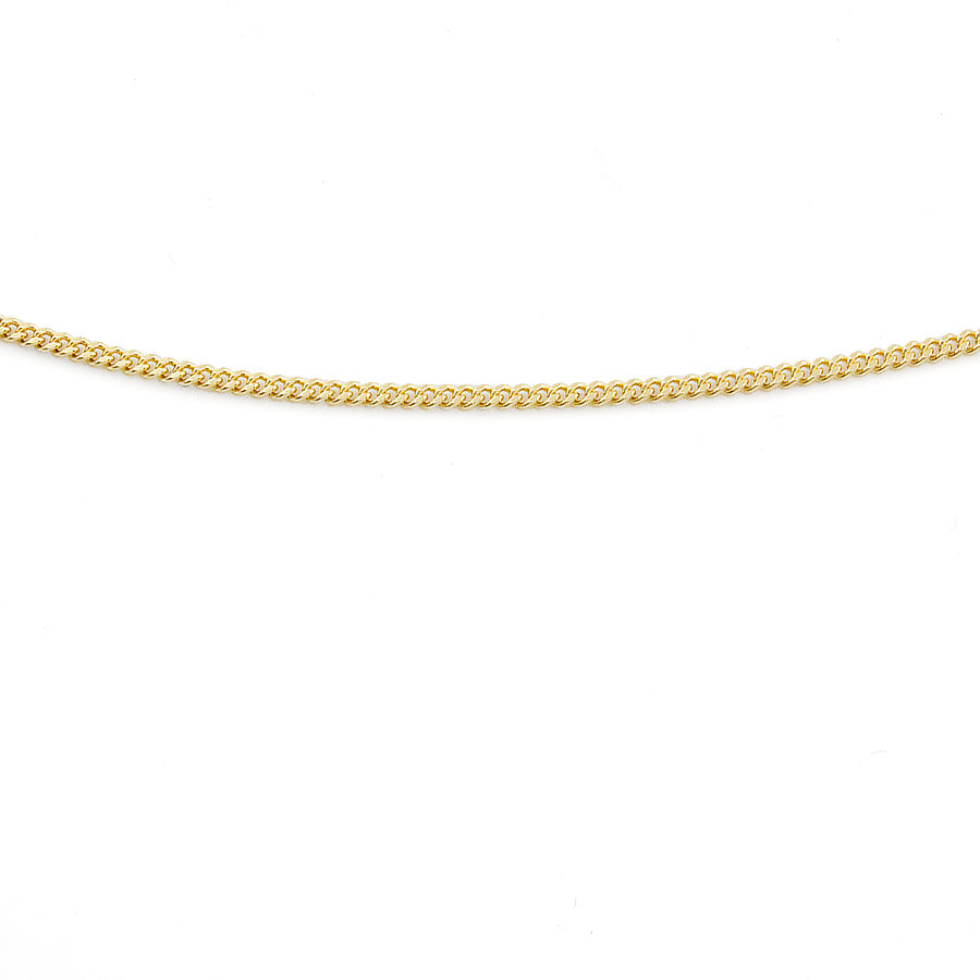 9ct gold 18 inch curb Chain